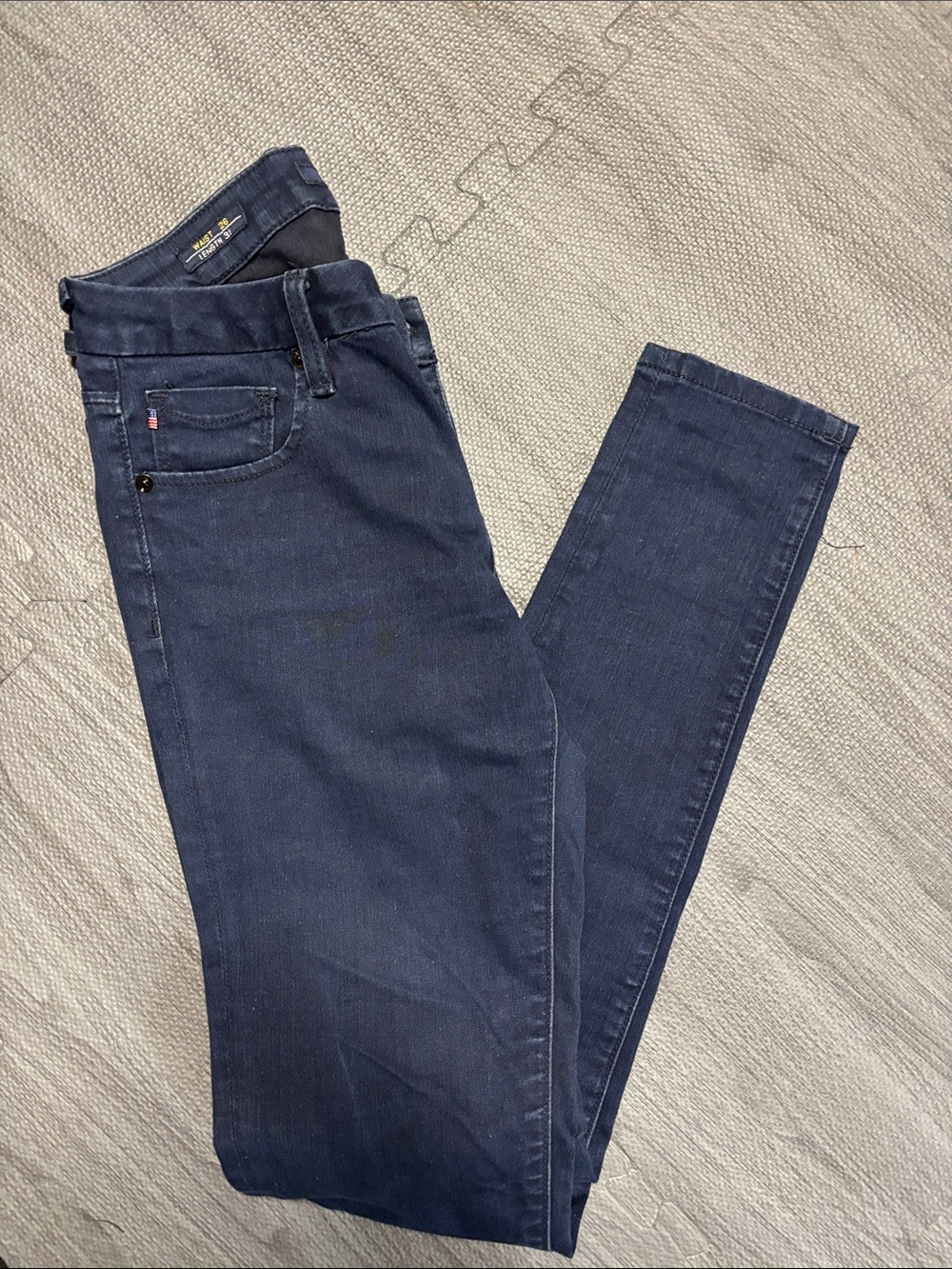 Vigoss Women's Skinny Jeans - Dark Blue  26x31